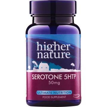 SEROTONE 5-HTP (ΒΕΛΤΙΩΝΕΙ ΤΗΝ ΔΙΑΘΕΣΗ) HIGHER NATURE 50mg 90caps ΑΓΧΟΣ